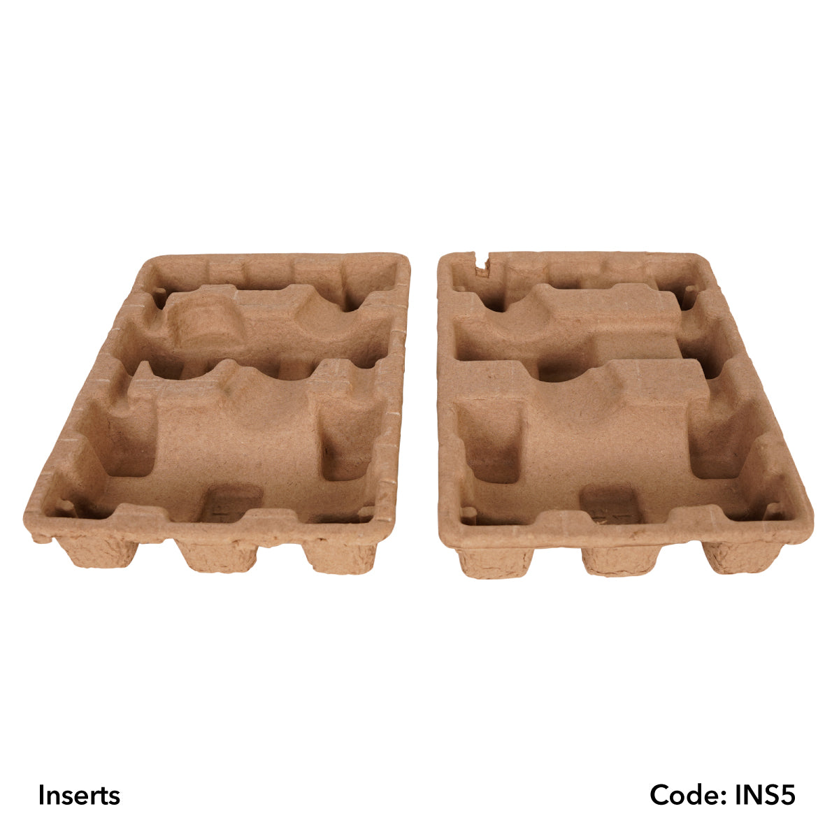 Natural Dry Press Molded Pulp Insert – Luv2Pak